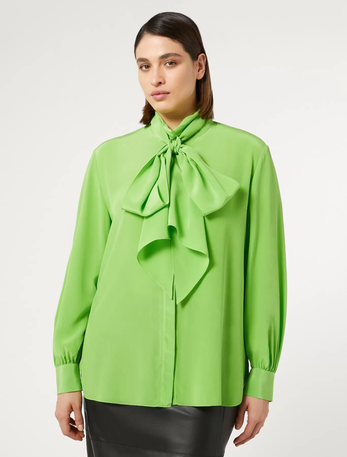 Marina Rinaldi Tuniques, Chemisiers & Blouse | Tuniques, Chemisiers & Blouses>Chemise en soie LIME