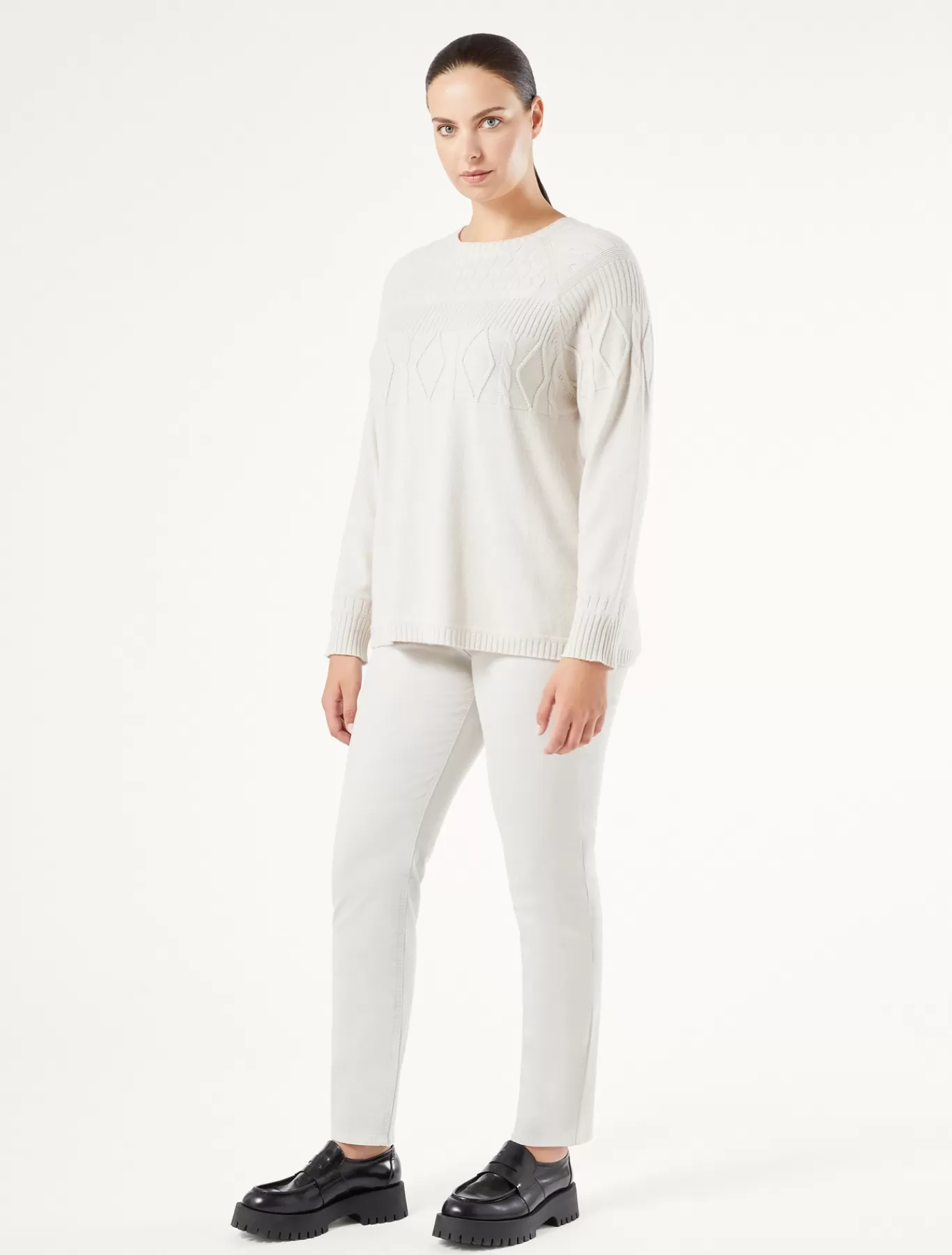 Marina Rinaldi Pantalons & Jeans | Pantalons & Jeans>Pantalon en satin GIVRE