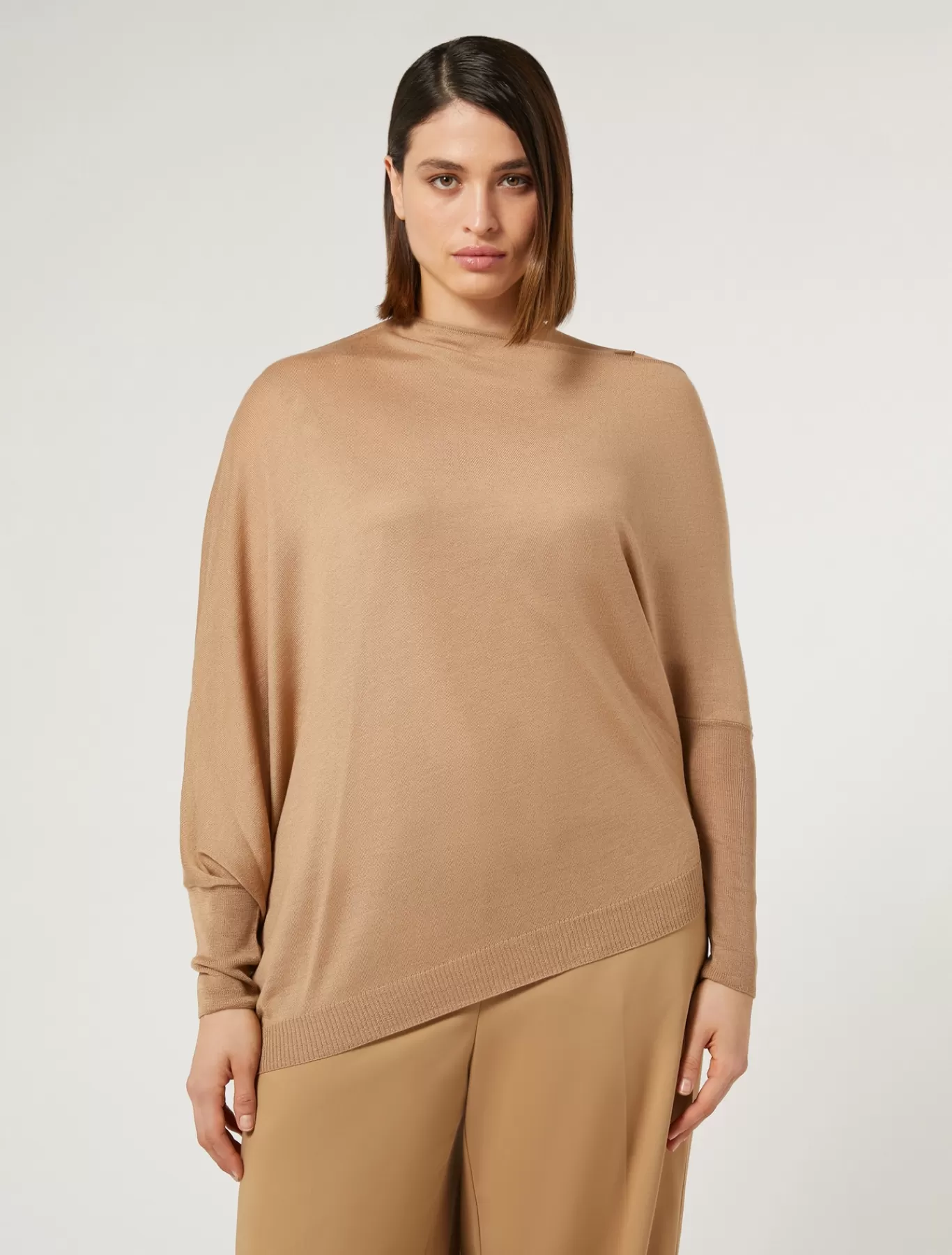 Marina Rinaldi Pulls | Pulls>Pull en laine et soie mélangées POILDECHAMEAU